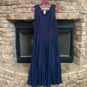 Vasna navy blue sleeveless dress. Size 1X